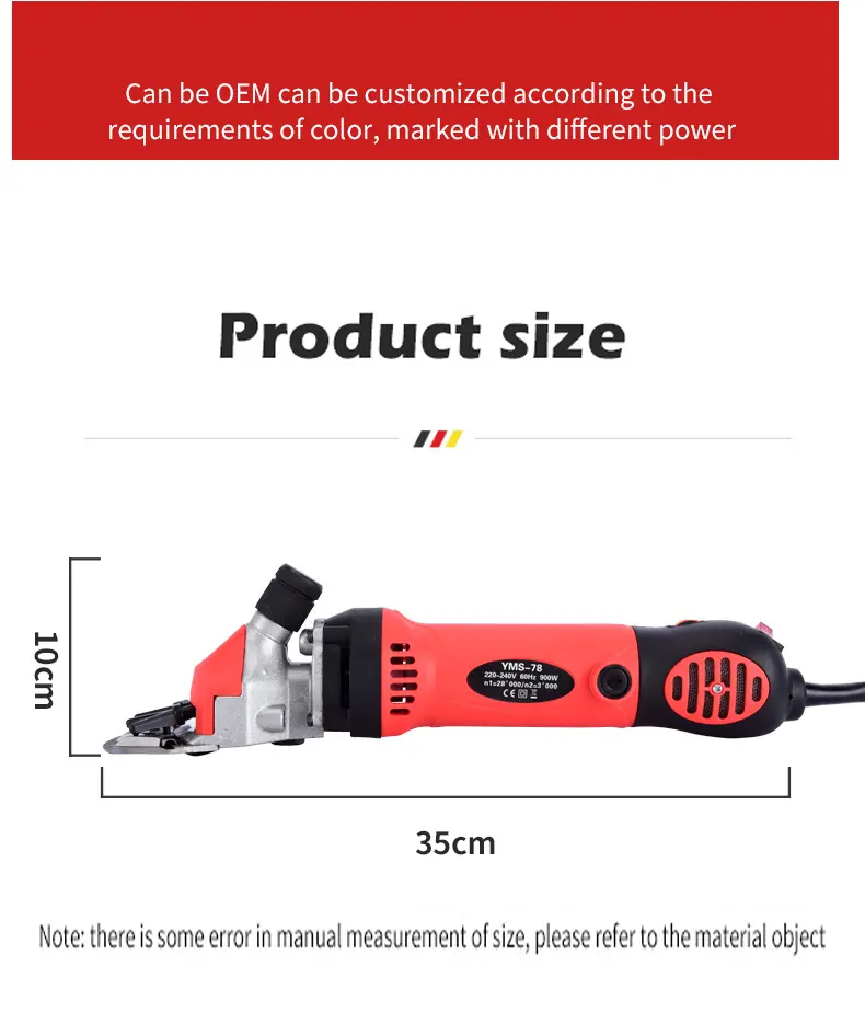 Portable Handheld Electric Sheep Clippers, Efficient Wool Shearing  for Goats and Horses High-Quality Electric Shearing Scissors