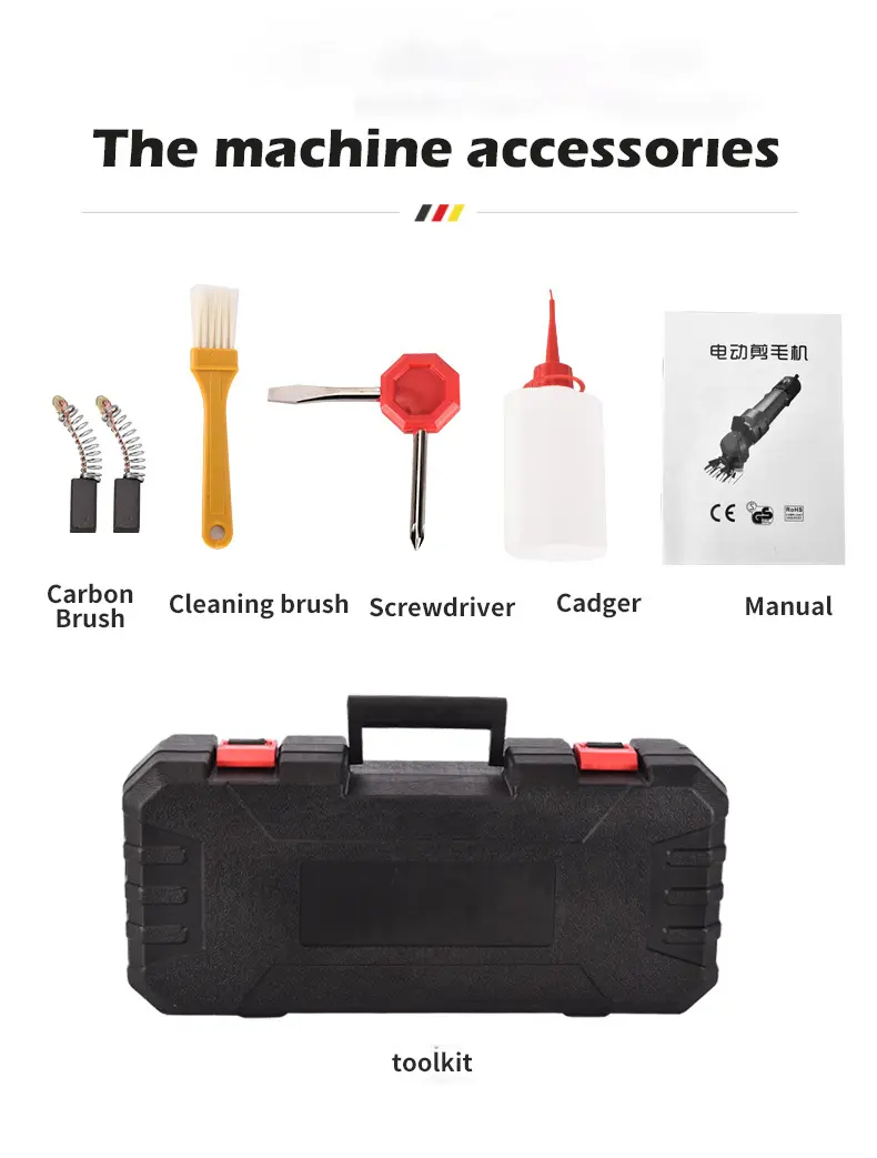 Portable Handheld Electric Sheep Clippers, Efficient Wool Shearing  for Goats and Horses High-Quality Electric Shearing Scissors