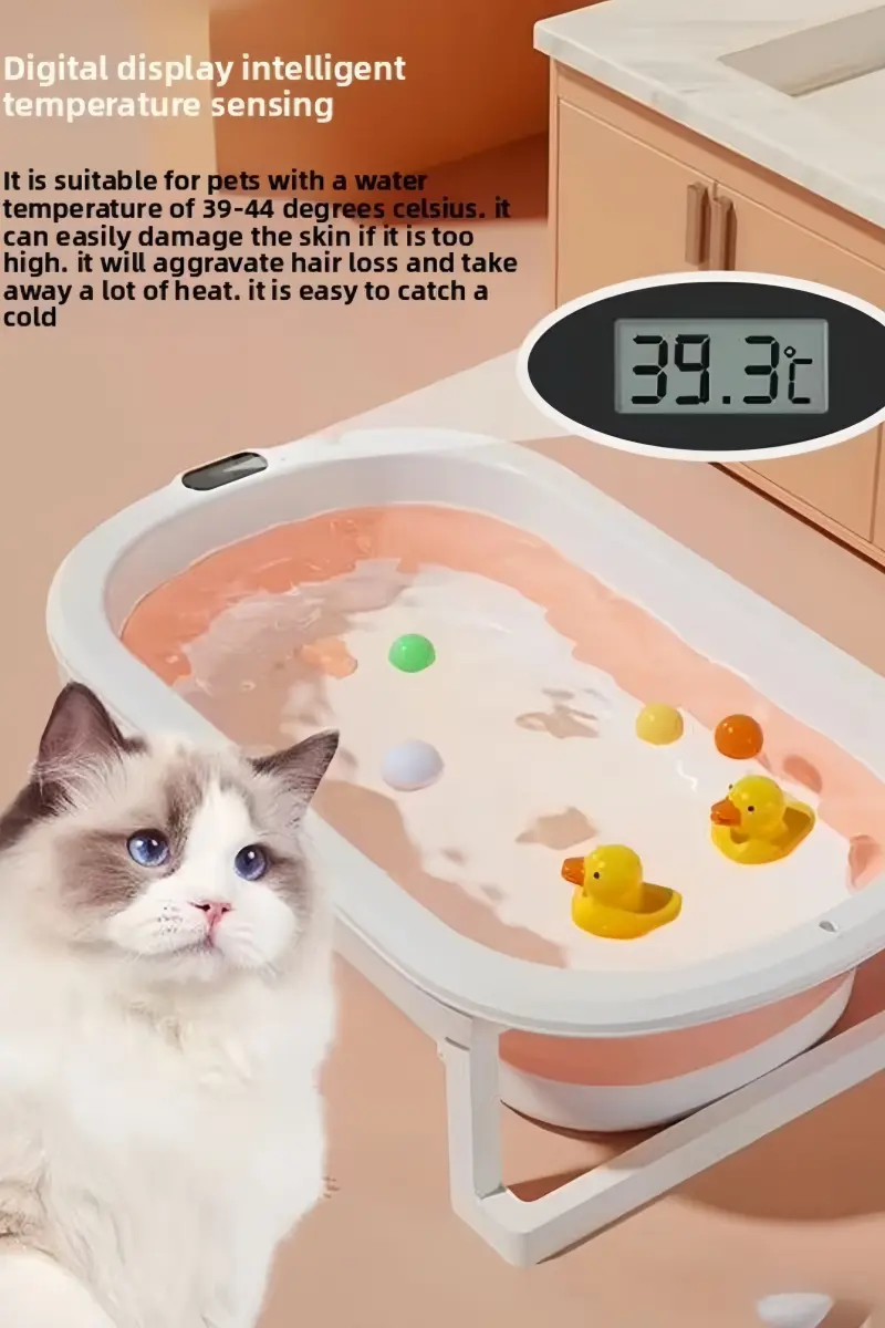 Foldable Pet Cat and Dog Bathtub