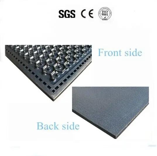Cow farm rubber mat Horseshoe Polka Dot Rubber Non-Slip Mat cattle rubber pad