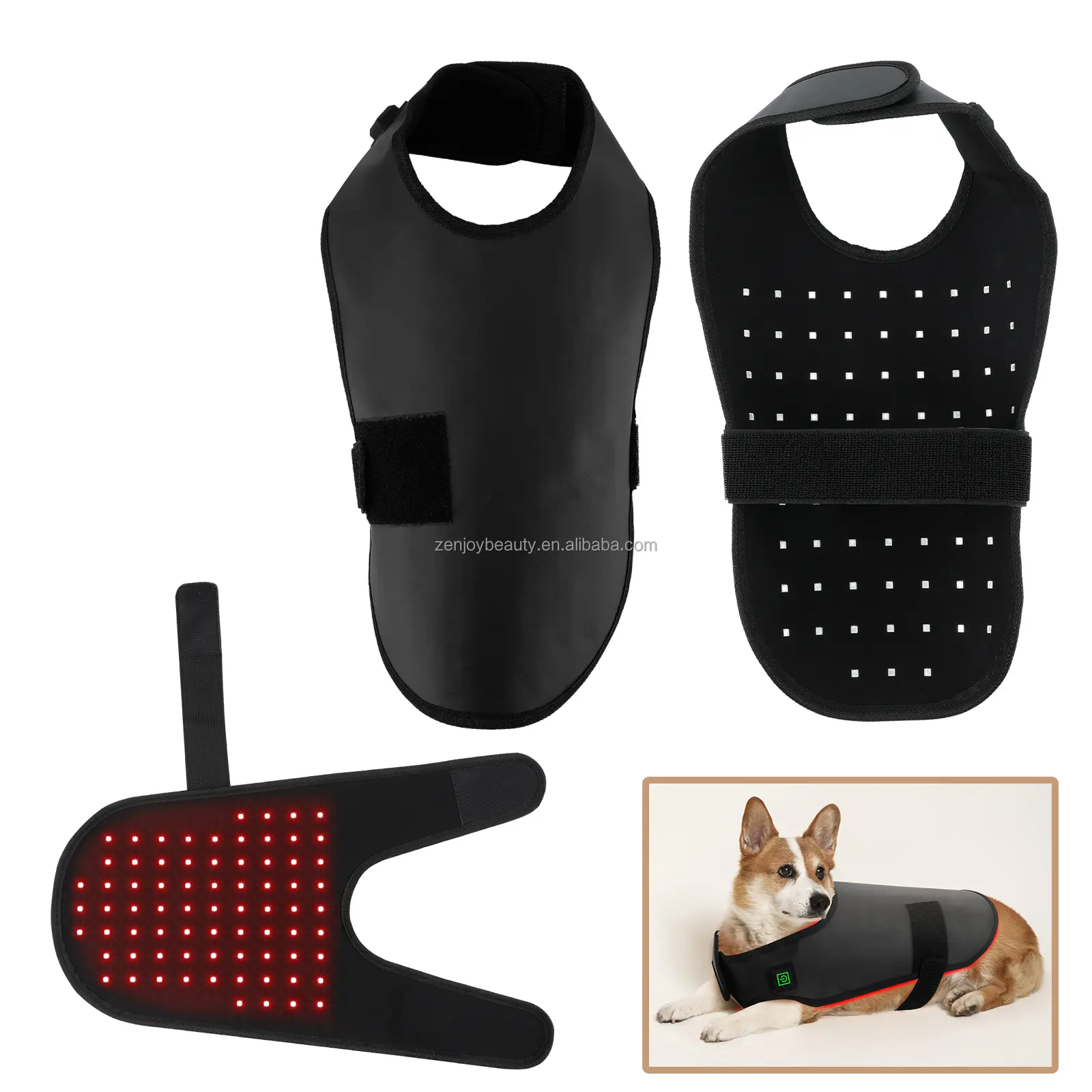 2024 Custom 660mm 850nm Infrared Red Light Therapy Dog Mat LED Red Light Therapy Blanket for Dog Pain Beauty Personal Care
