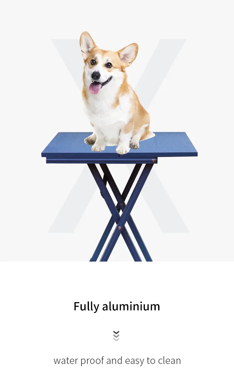 Dog Pet Grooming Table for Large Dogs Adjustable Height Heavy Duty Portable Trimming Drying Table