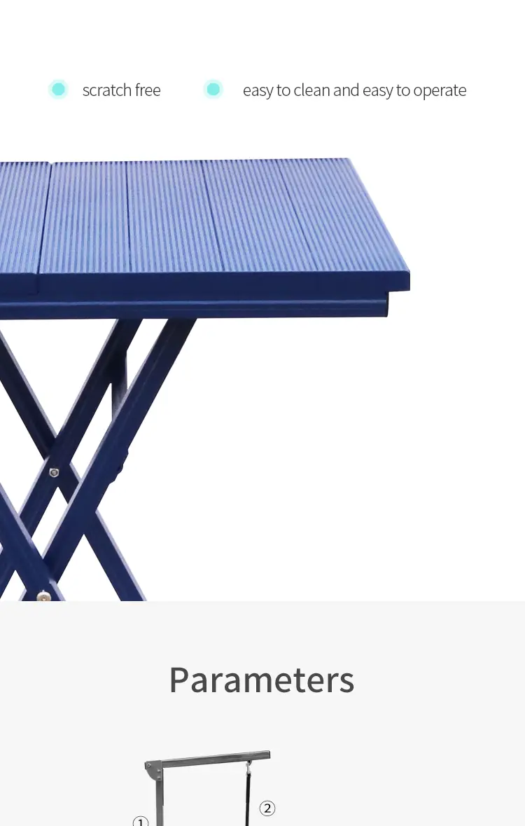 Dog Pet Grooming Table for Large Dogs Adjustable Height Heavy Duty Portable Trimming Drying Table
