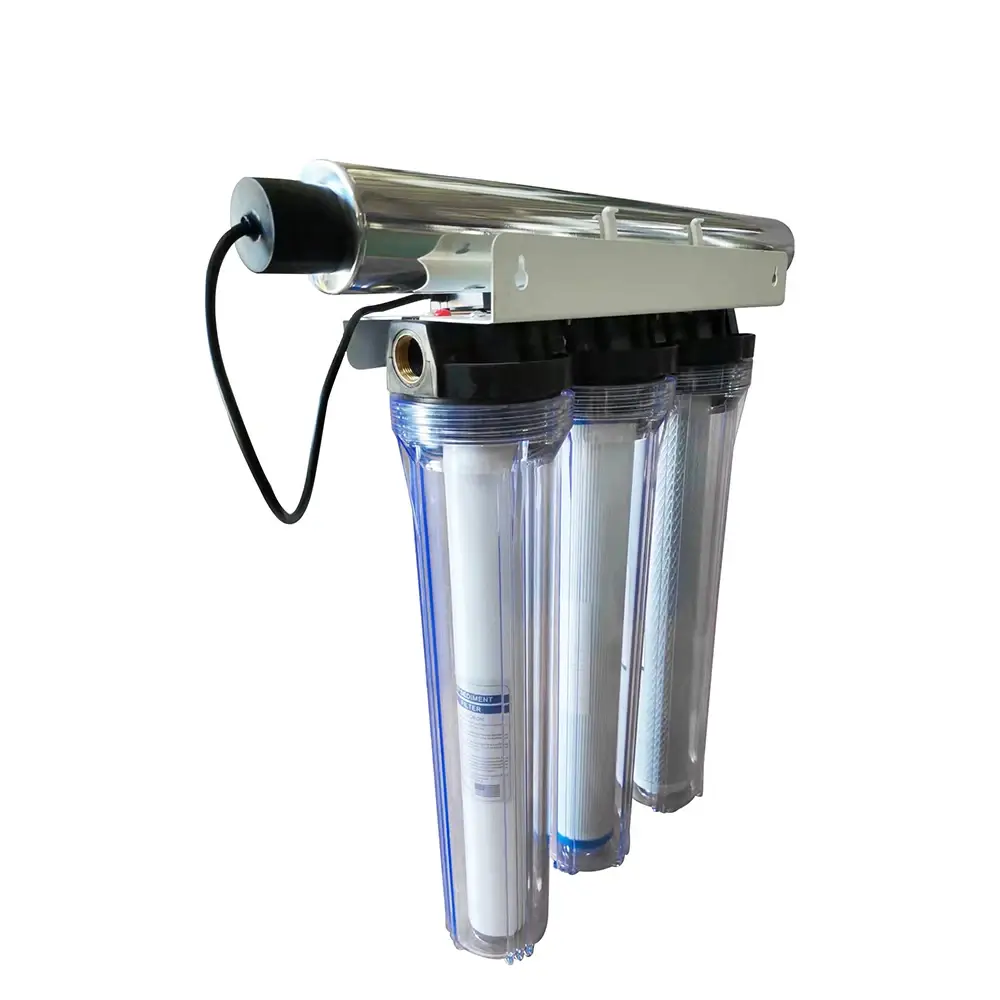 Ague whole house clear water filter cartridge housing transparent system sediment water filter system for water treatment