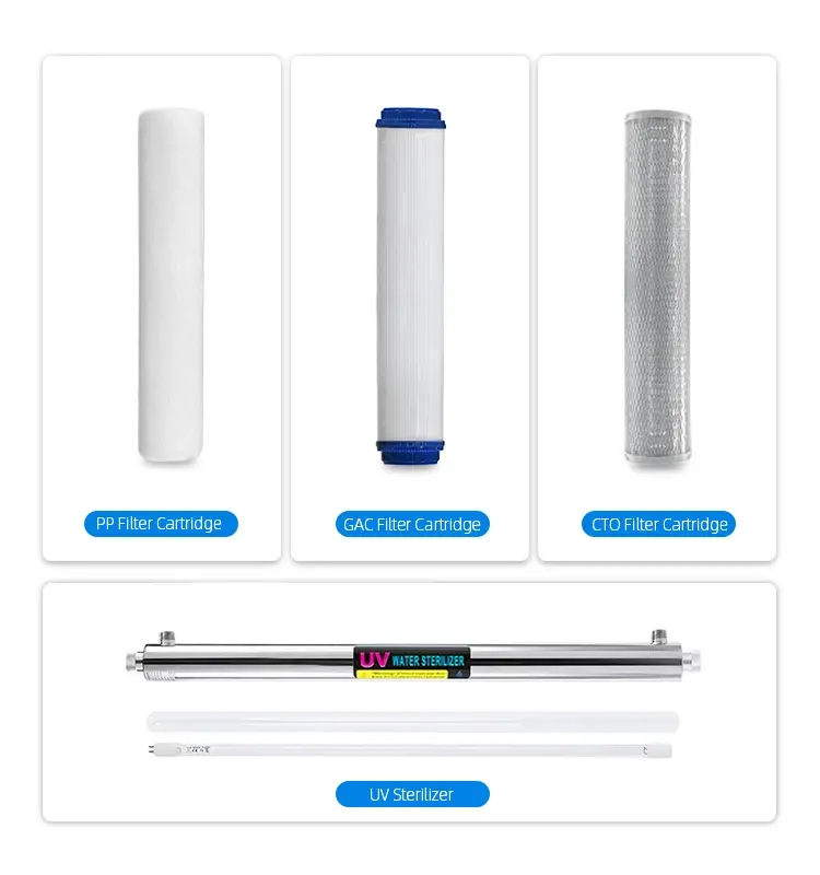 Ague whole house clear water filter cartridge housing transparent system sediment water filter system for water treatment