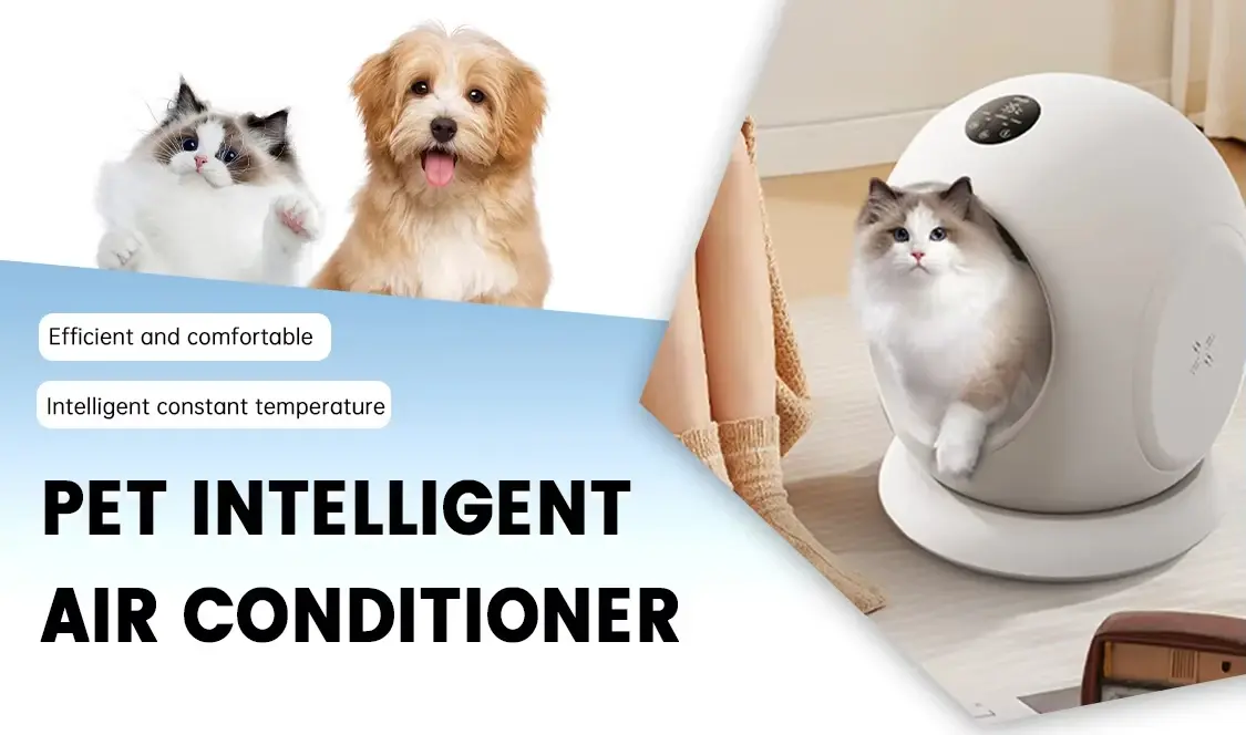 easy to clean App Remote thermostat switch Control Pet Bed  heating pad Smart Cat House
