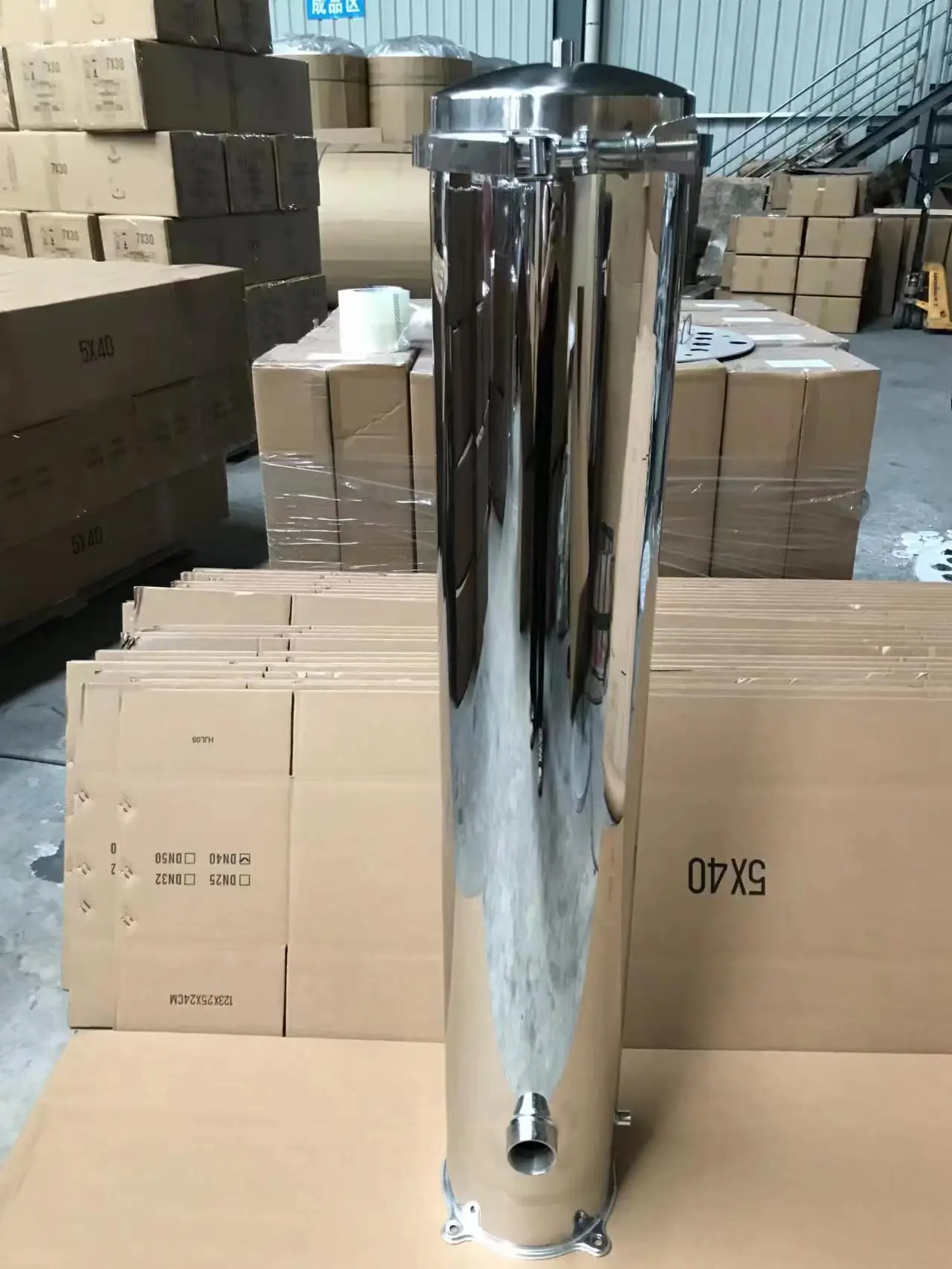 Factory Price Water Treatment SS304 Stainless Steel Filter Housing 5x10 20 30 40 Inch Water Filter Housing