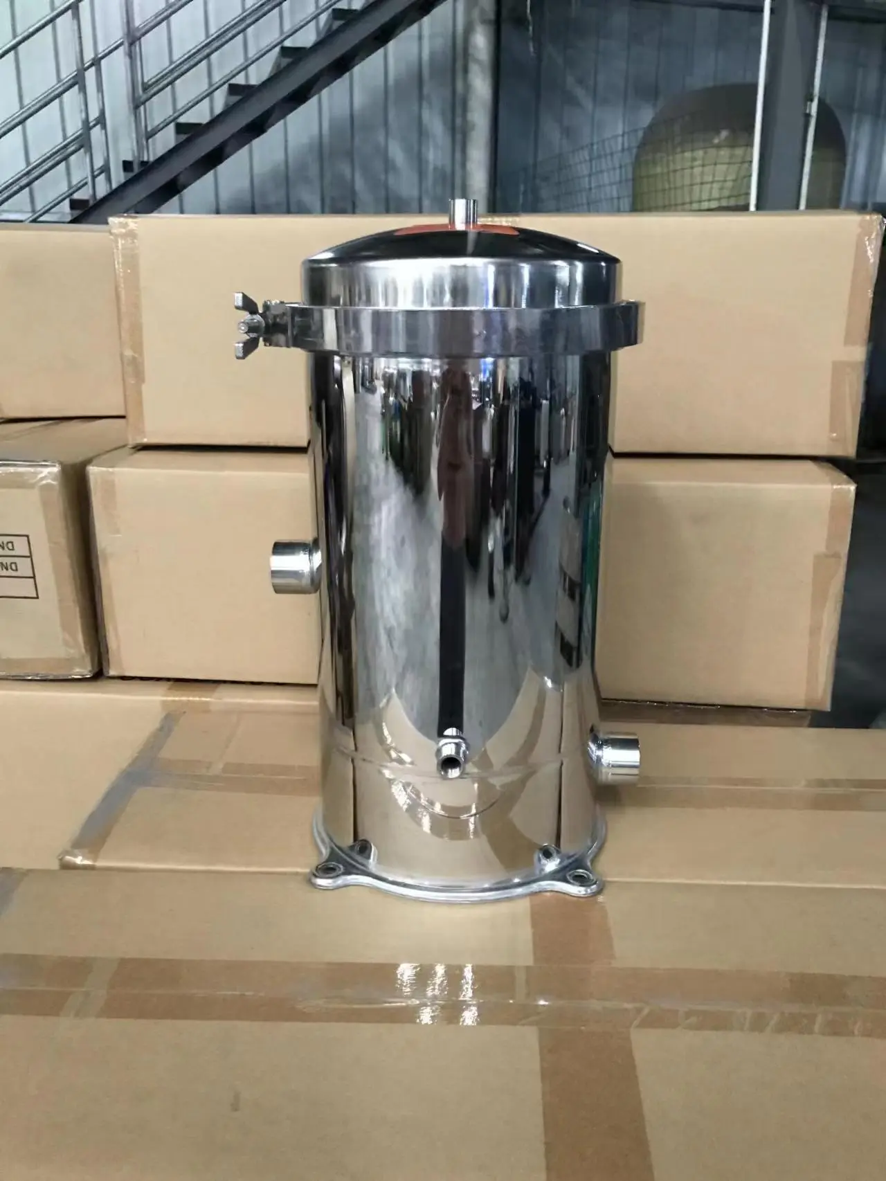 Factory Price Water Treatment SS304 Stainless Steel Filter Housing 5x10 20 30 40 Inch Water Filter Housing