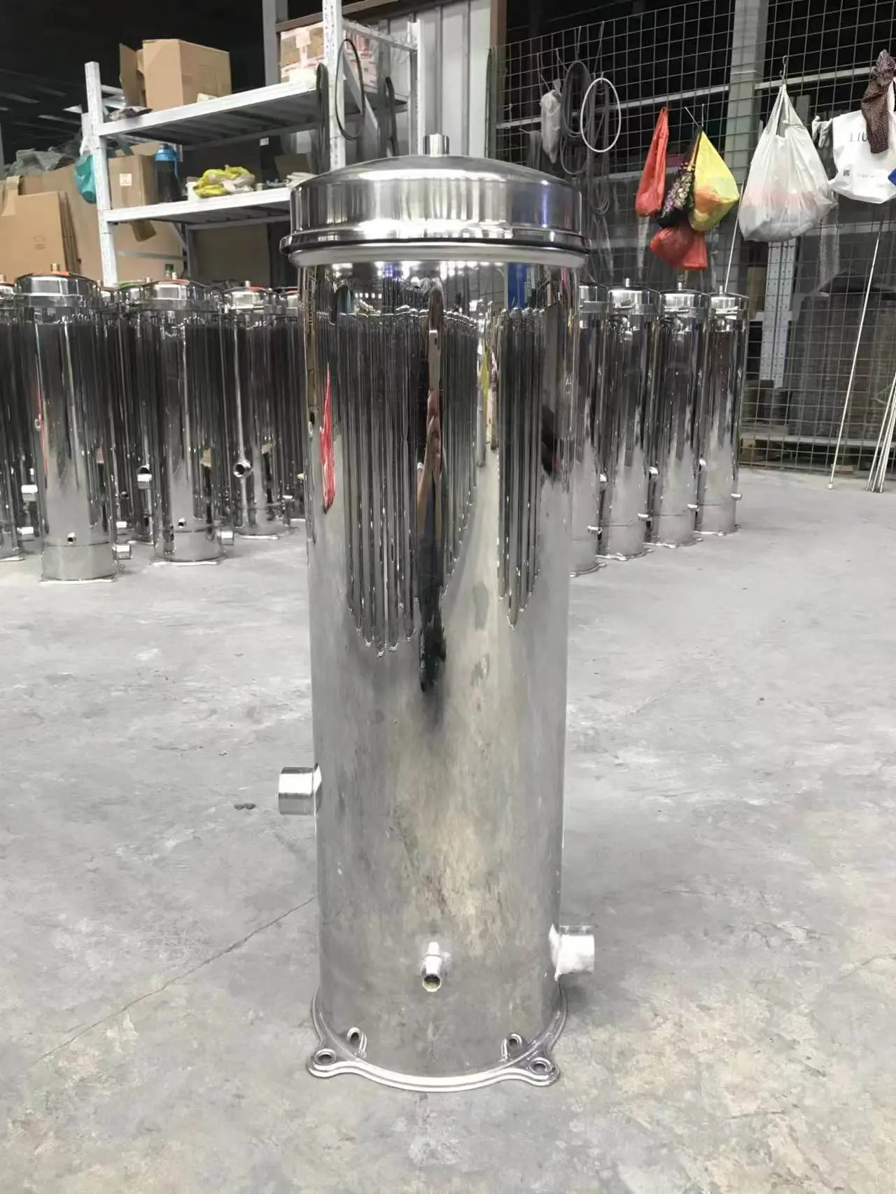 Factory Price Water Treatment SS304 Stainless Steel Filter Housing 5x10 20 30 40 Inch Water Filter Housing