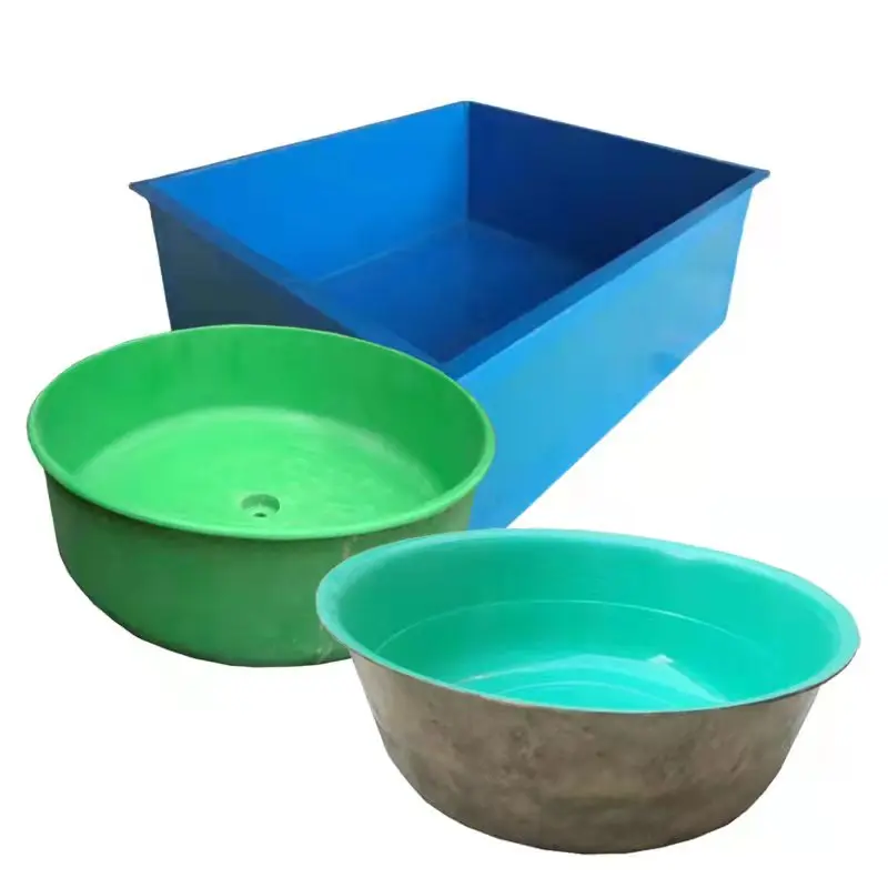 Customization Supply Durable and Anti-Aging Aquaculture Fiberglass Fish Tank Fiberglass Fish Pond Fiberglass Tank for Fish