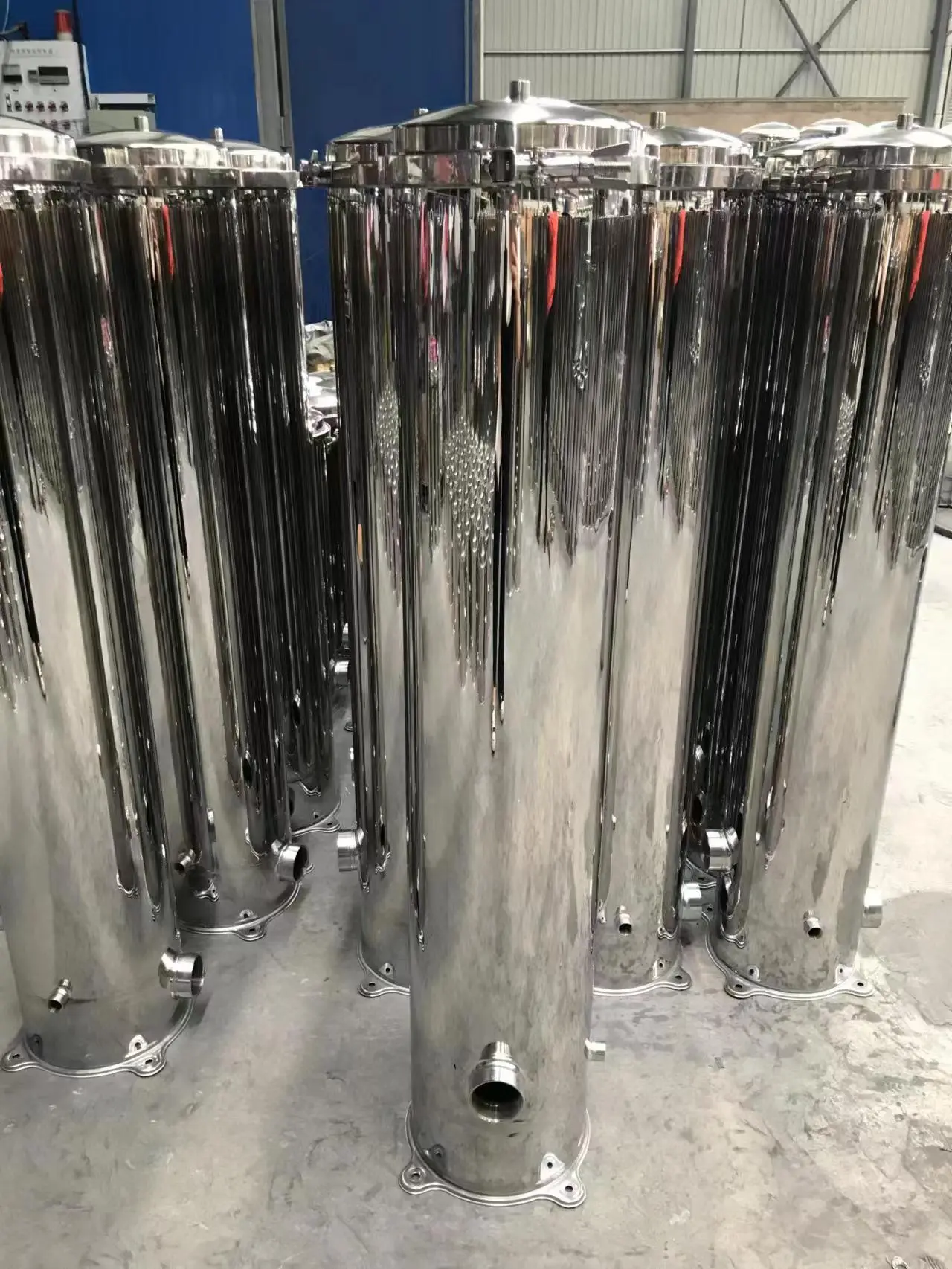 Factory Price Water Treatment SS304 Stainless Steel Filter Housing 5x10 20 30 40 Inch Water Filter Housing