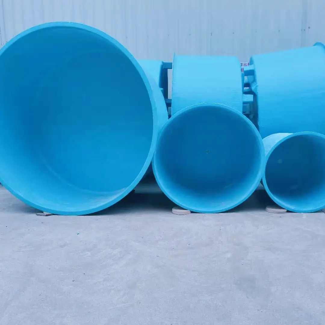 Customized size Large Rotundity Fiberglass Fish Tanks Fish Farming Tank  Environmental Protection
