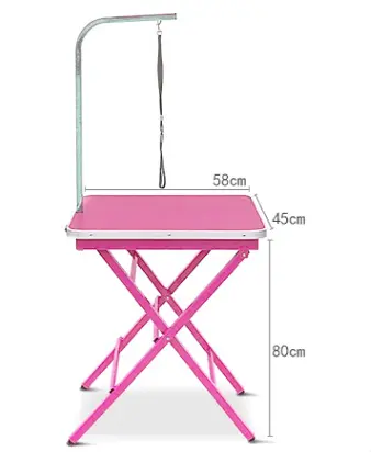 Small Dog Cleaning Products Professional Portable Pet Grooming Table with Wheels