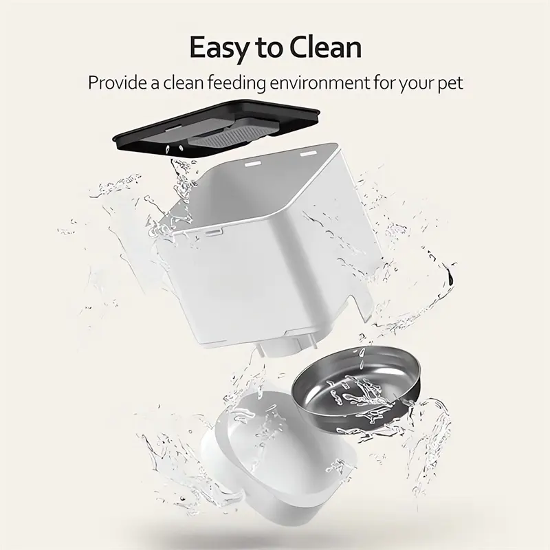 6L Smart Pet Dog Feeder Automatic Pet Feeding Supplies Timing Pet Dry Food Dispenser Timed Cat Feeders