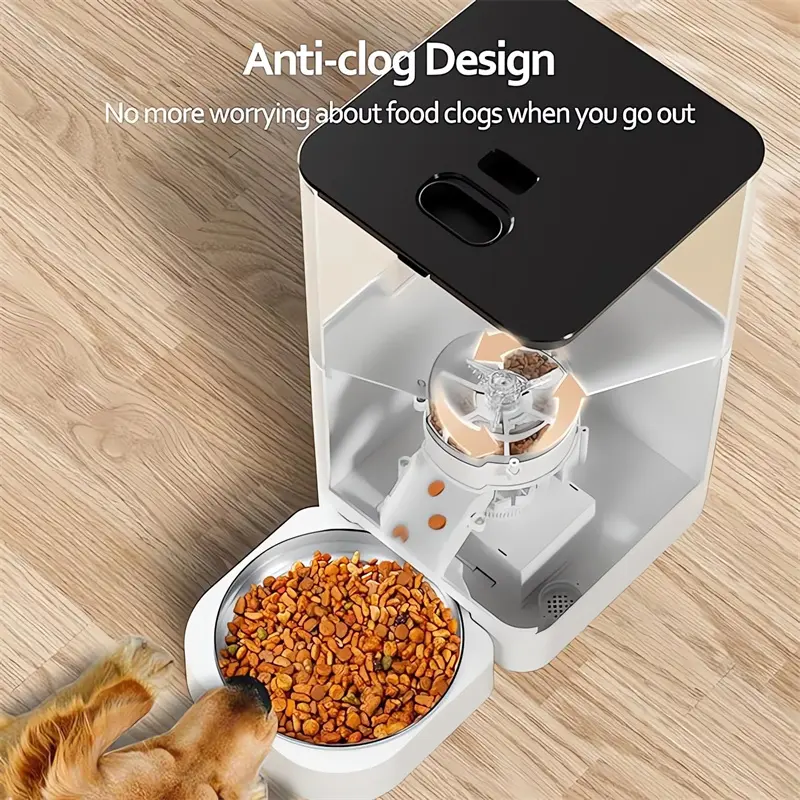 6L Smart Pet Dog Feeder Automatic Pet Feeding Supplies Timing Pet Dry Food Dispenser Timed Cat Feeders