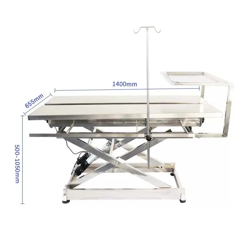 Pet Surgical Table 304 Stainless Steel Heated Animal Treatment Grooming Bath Table for Cats and Dogs Veterinary Use
