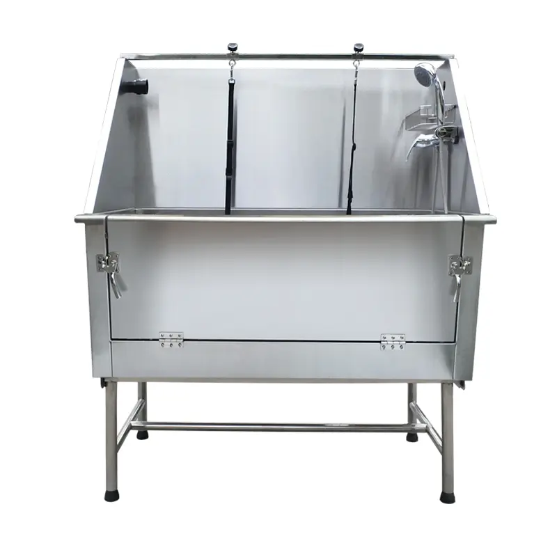 Stainless Steel Pet Groom Tub Washing Bathing Small Size Dog Grooming Bathtub