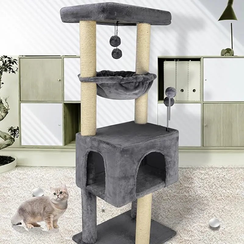 Customized Cat Climbing Stands Outstanding Stability and Balance Anti-tilt Design Stylish and Practical Combination