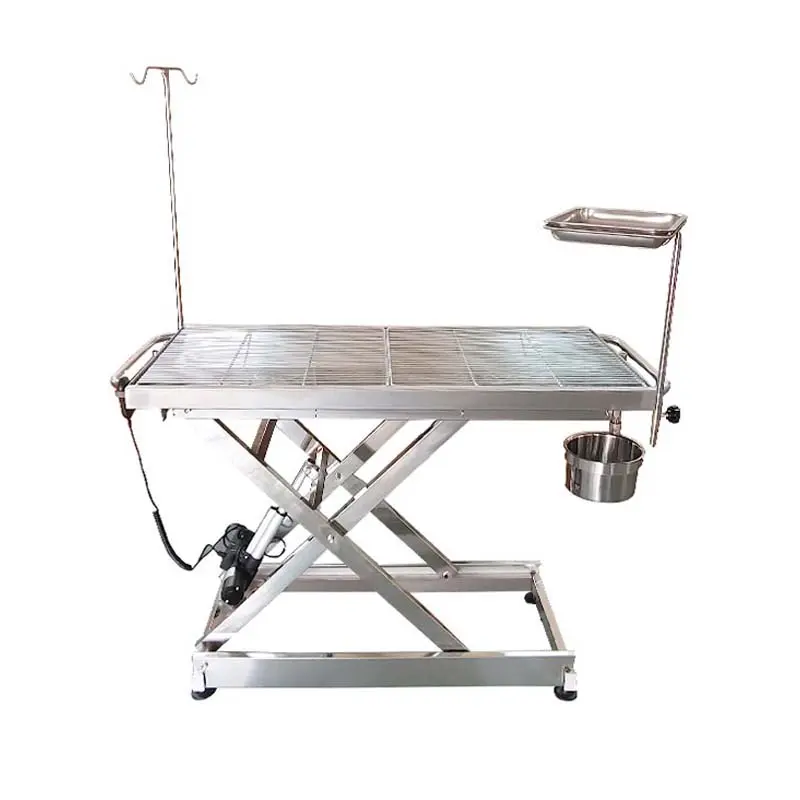 Pet Surgical Table 304 Stainless Steel Heated Animal Treatment Grooming Bath Table for Cats and Dogs Veterinary Use