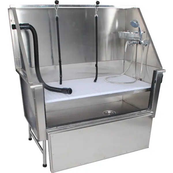 Stainless Steel Pet Groom Tub Washing Bathing Small Size Dog Grooming Bathtub