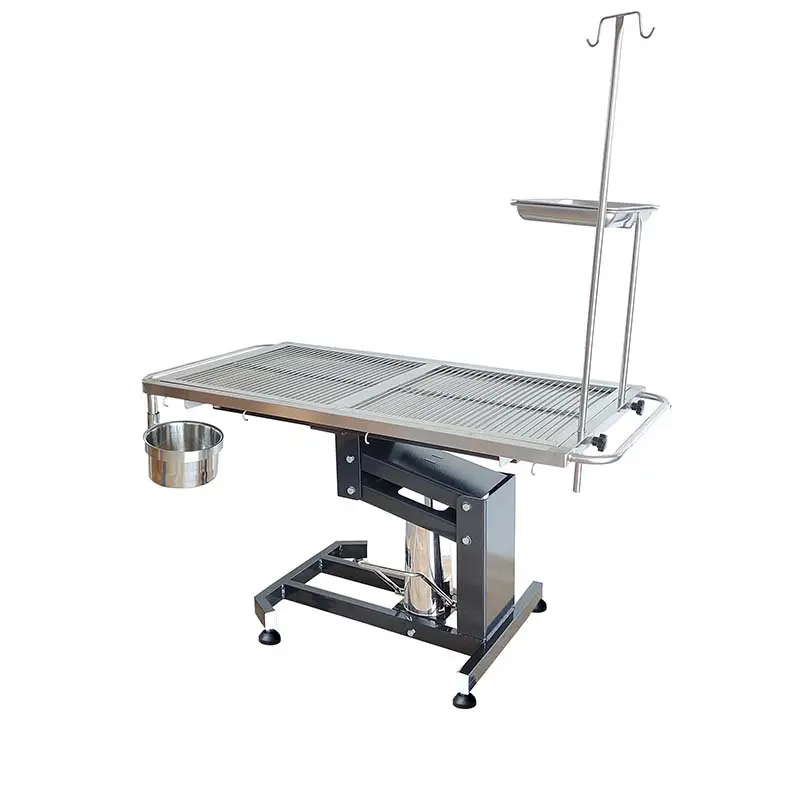 Pet Surgical Table 304 Stainless Steel Heated Animal Treatment Grooming Bath Table for Cats and Dogs Veterinary Use