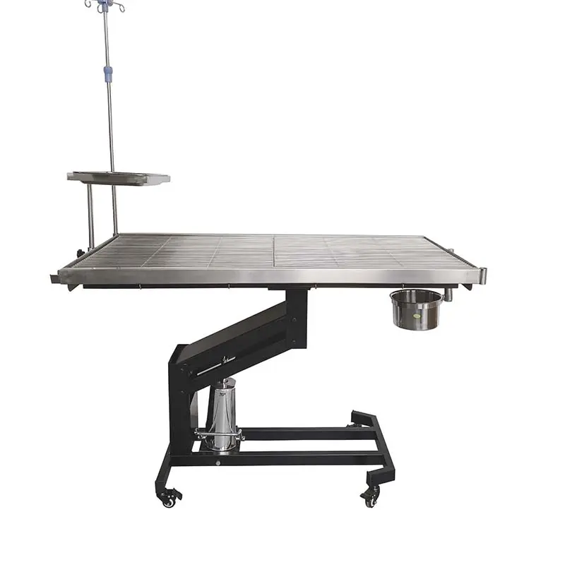 Pet Surgical Table 304 Stainless Steel Heated Animal Treatment Grooming Bath Table for Cats and Dogs Veterinary Use