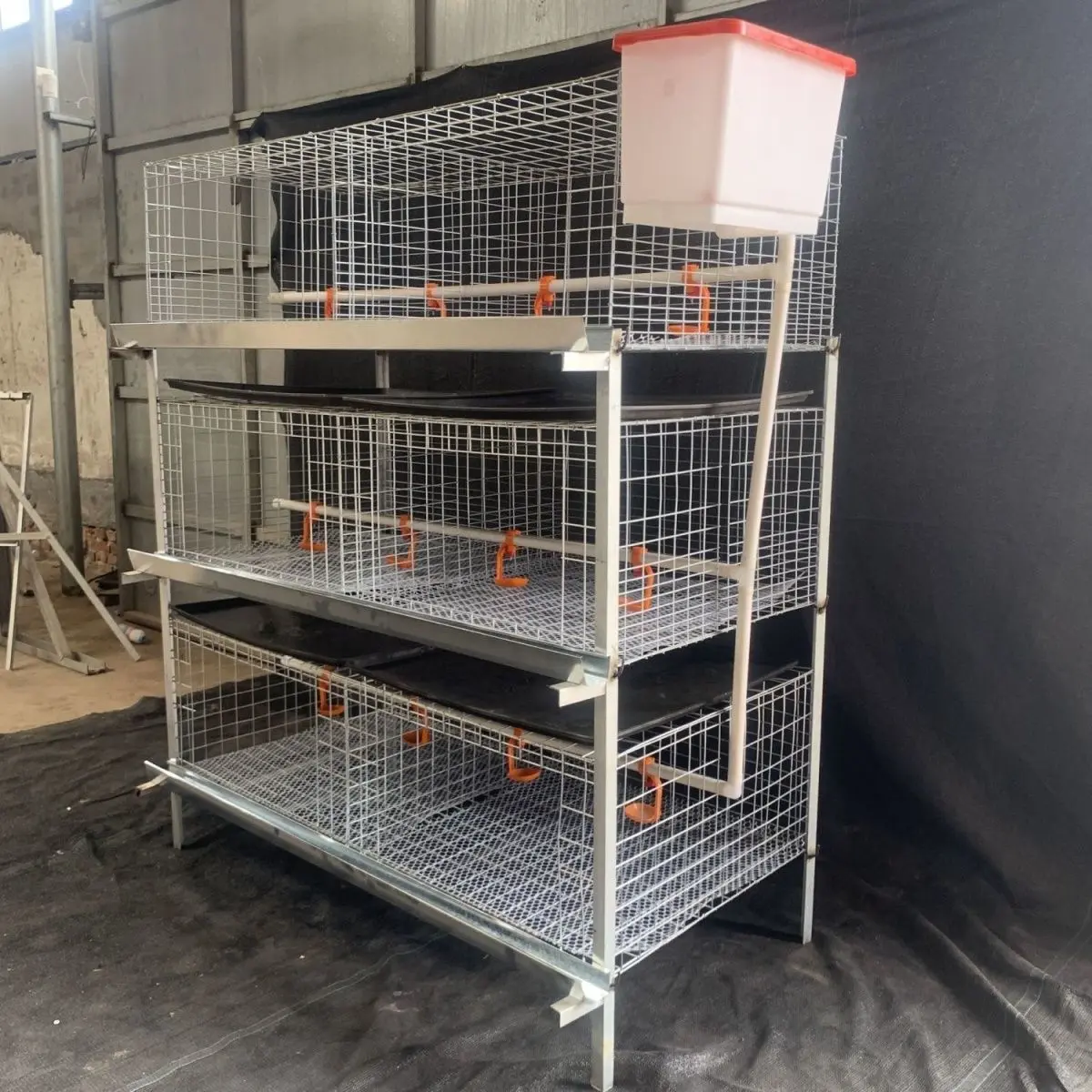 Chicken cage breeding cage Three-layer three-dimensional broiler cage Automatic manure cleaning Broiler cage Broiler cage