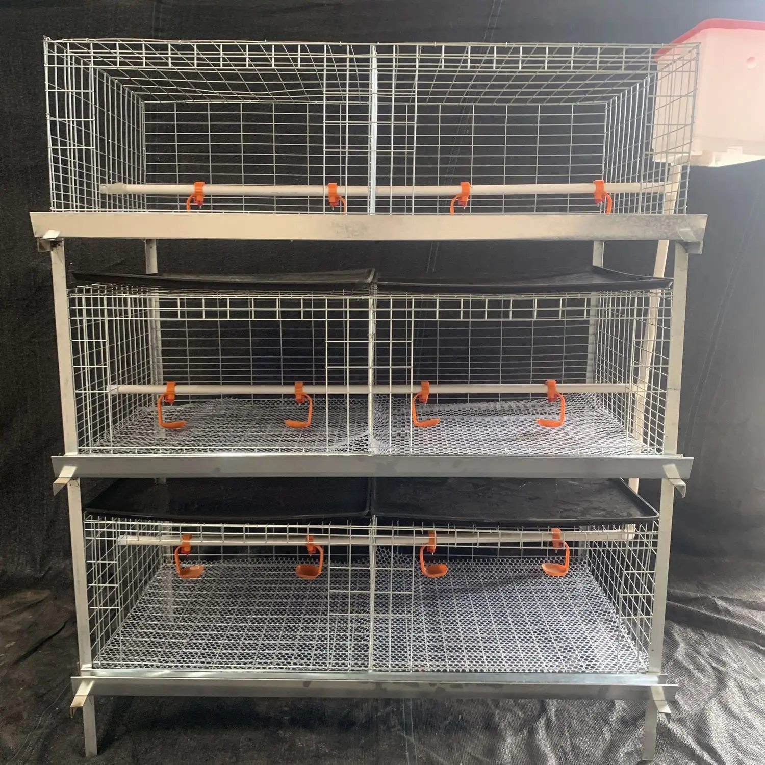 Chicken cage breeding cage Three-layer three-dimensional broiler cage Automatic manure cleaning Broiler cage Broiler cage