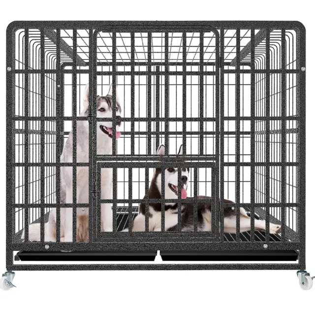 Dog Cage for Large and Medium Dogs Indoor with Toilet