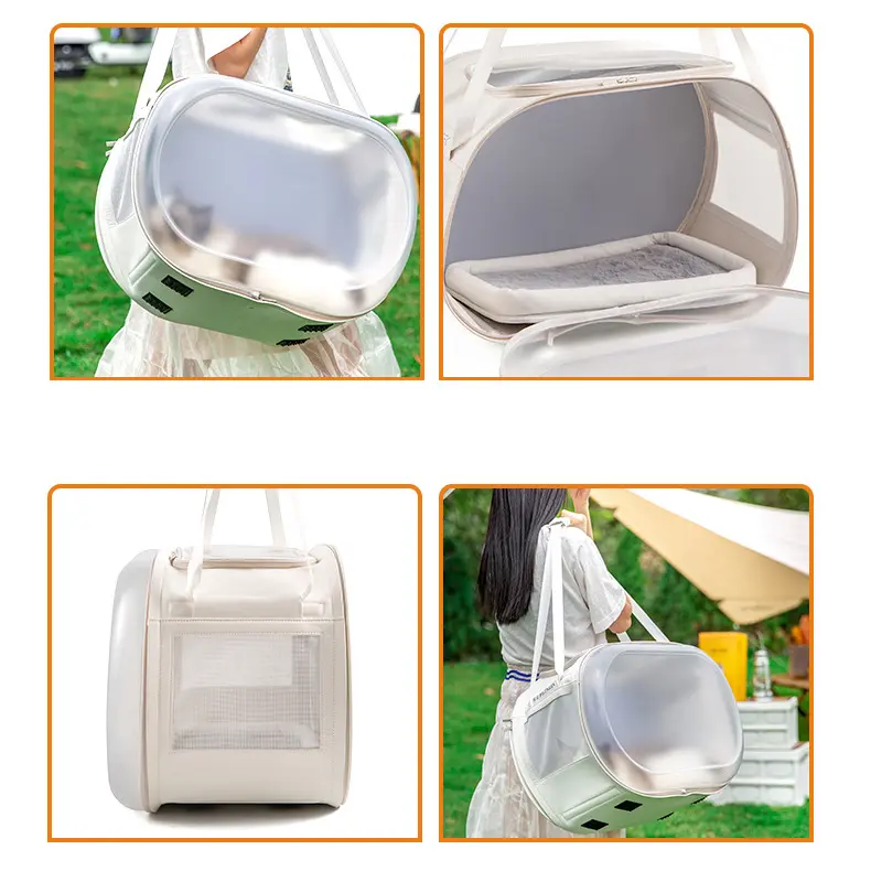 Wholesale Multifunctional Pet Outing Box Detachable Cat Travel Bag Portable Trolley Dog Backpack