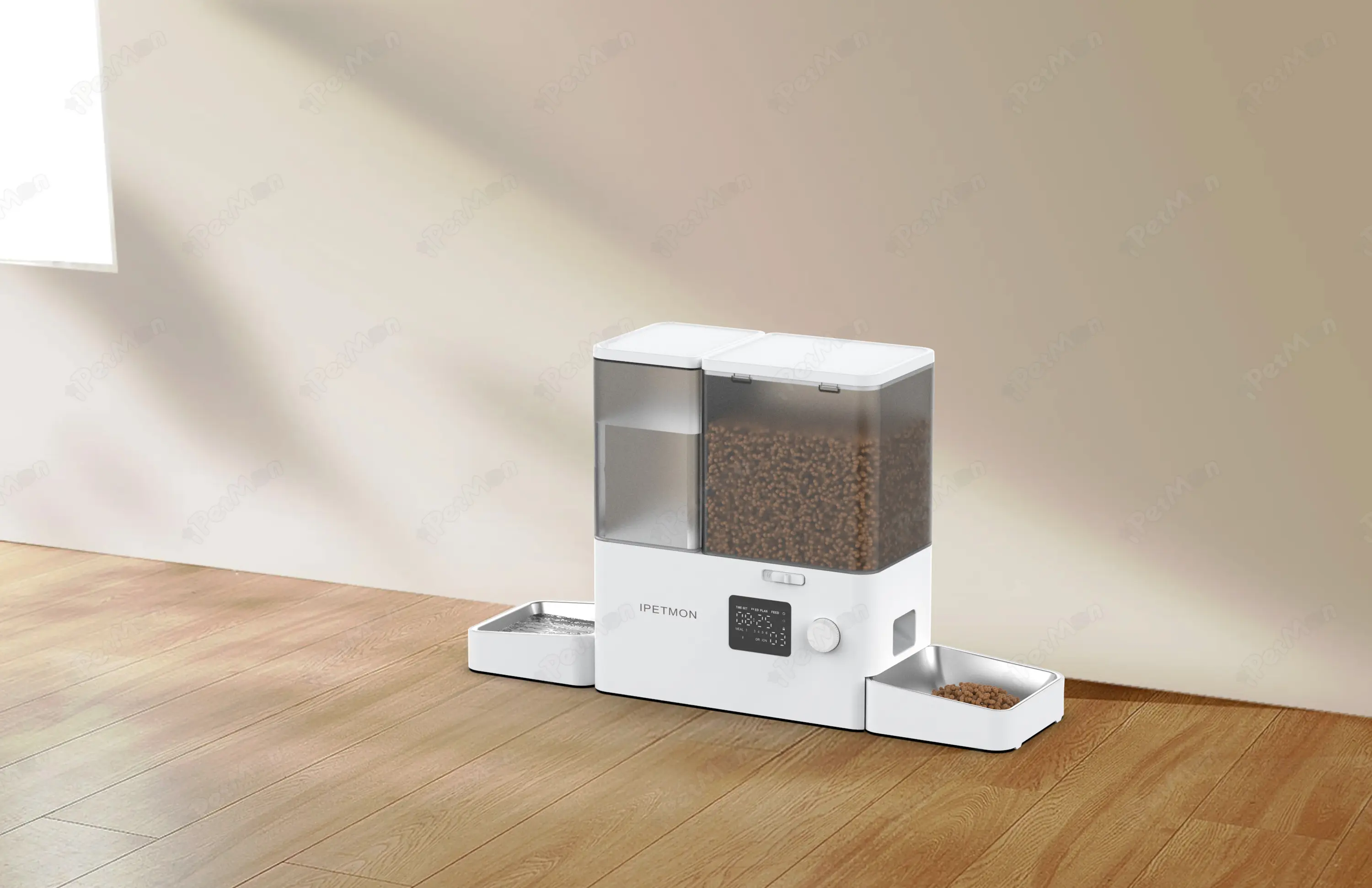 Automatic Water and Food Integration Pet Feeder New Smart Dog Food Pet Dispenser for Dogs