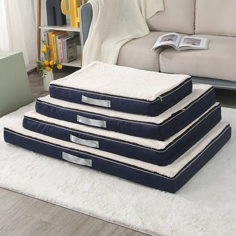 Detachable Waterproof Luxury Dog Bed Egg Shape Memory Foam Pet Mat Cat Bed Autumn and Winter Pet Bed Wholesale