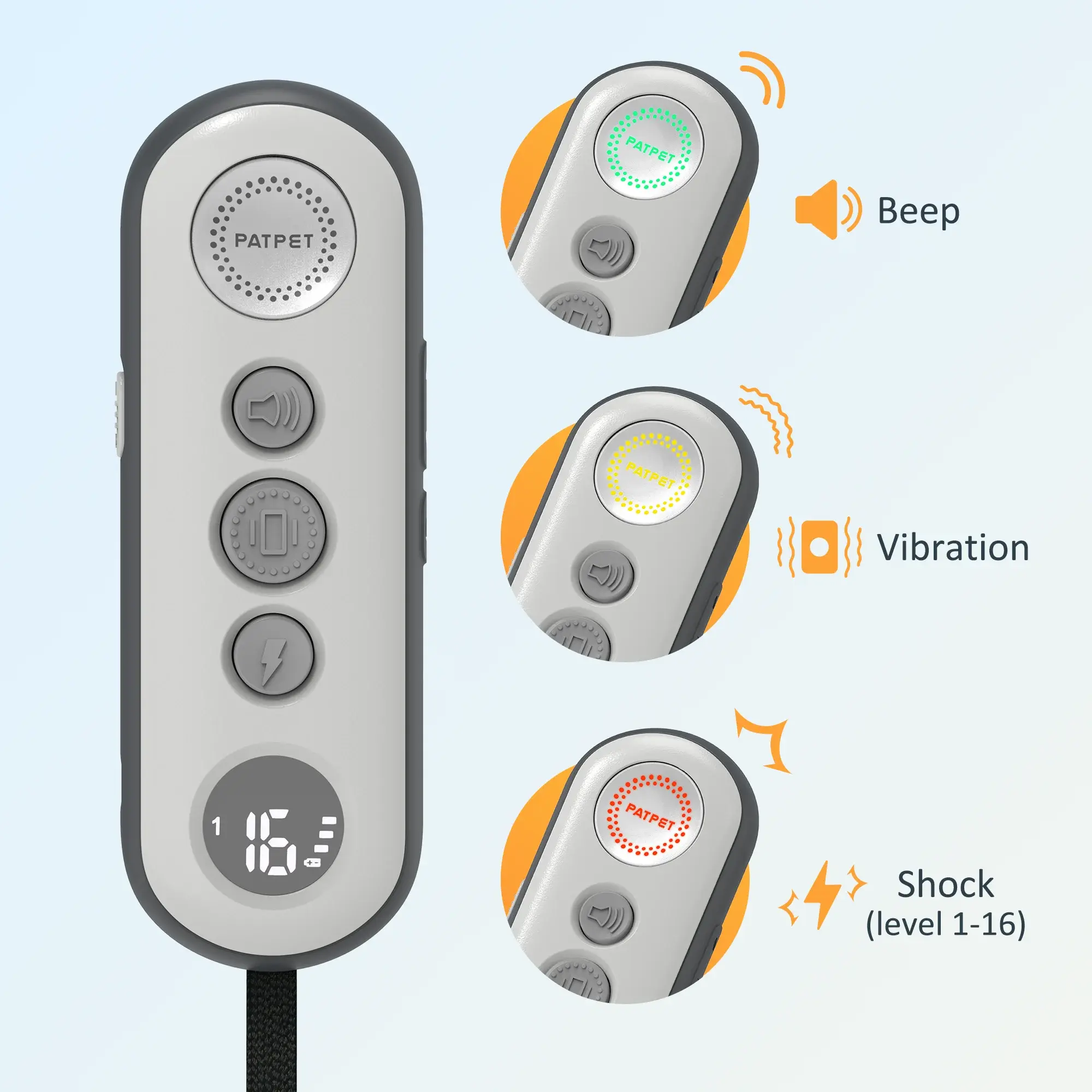 3 safety training modes buzzer rechargeable Pet Training Behavior Products e collar dog training