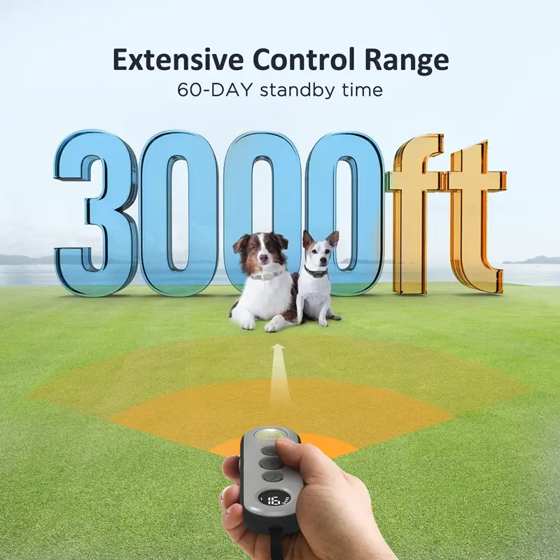 3 safety training modes buzzer rechargeable Pet Training Behavior Products e collar dog training