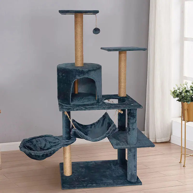 High quality Cat Tree design Cat Tower Indoor Cats Multi-Level Condo and Scratching Posts for Kittens