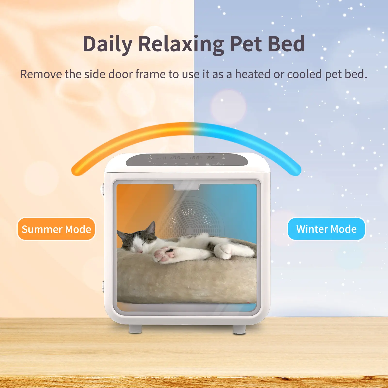 Touch Screen Quiet 72L UV Negative Ions Temperature Control Drying Pet Fur Dryer Box for Cat Small Dog Automatic Pet Hair Dryer