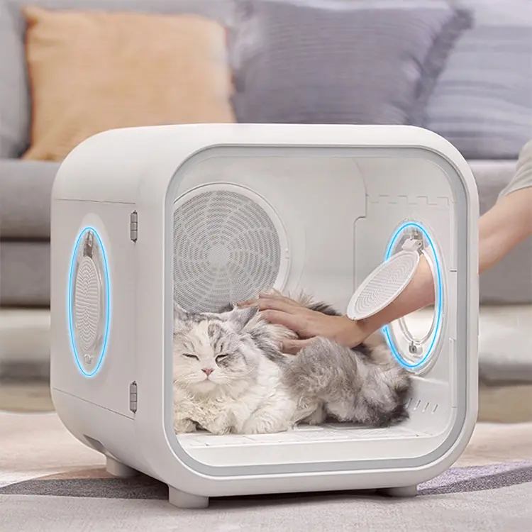 Fully Automatic Cat and Dog Hair Dryer with Bottom air Outlet and Silent Pet Drying Box
