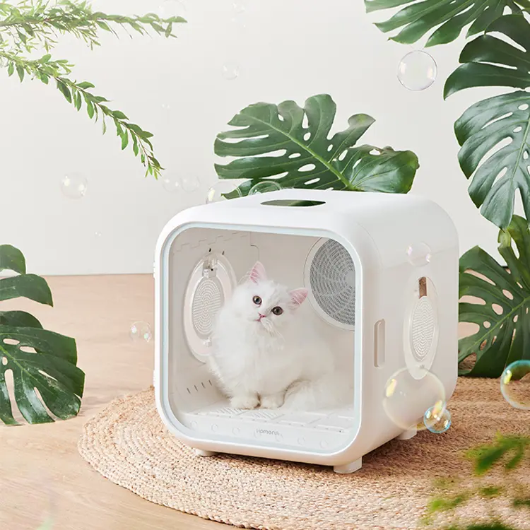 Fully Automatic Cat and Dog Hair Dryer with Bottom air Outlet and Silent Pet Drying Box