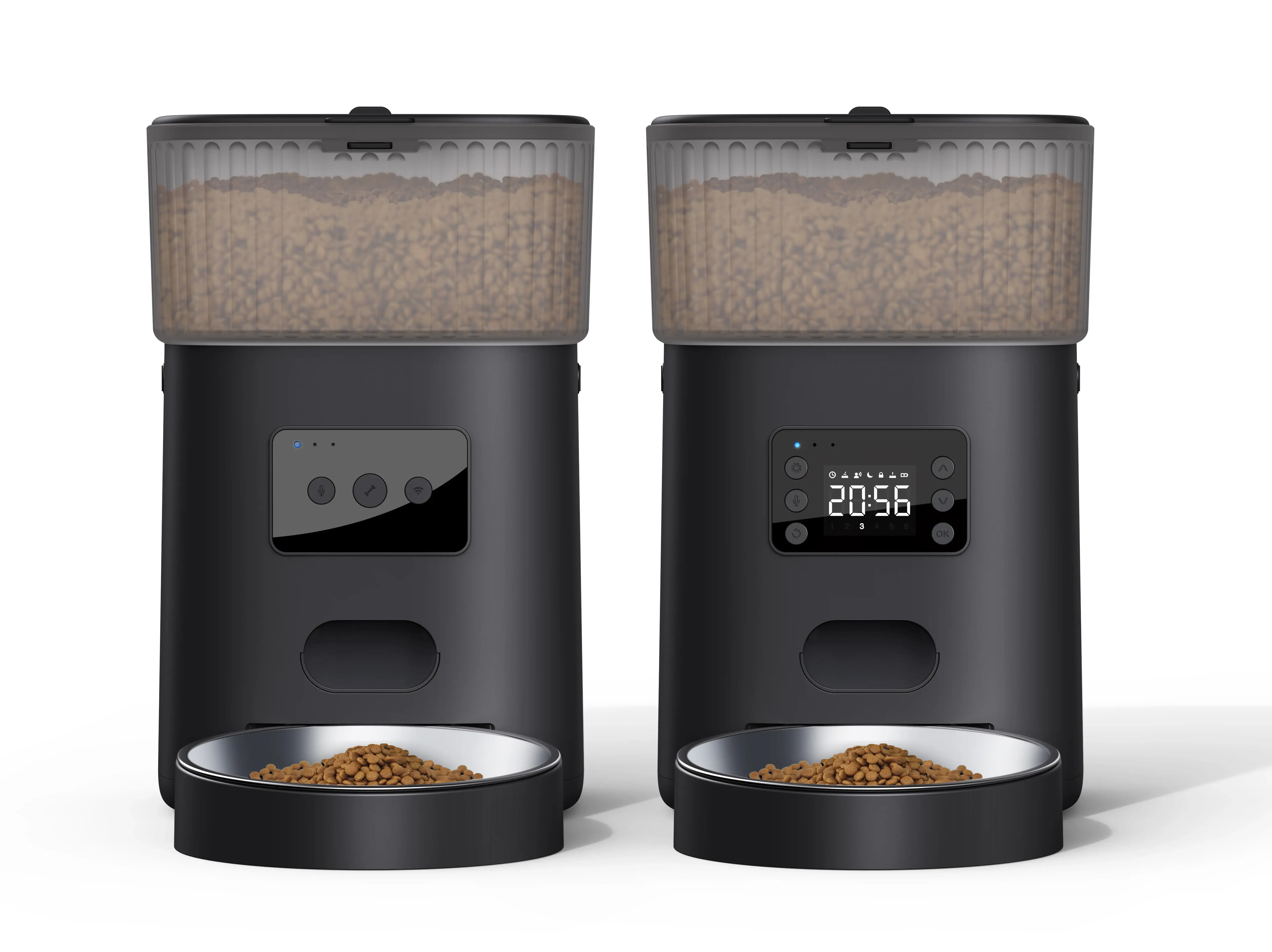 New Design Automatic Cat Food Water Dispenser Set Gravity Pet Self Feeder for Indoor Small Medium Cats Dogs