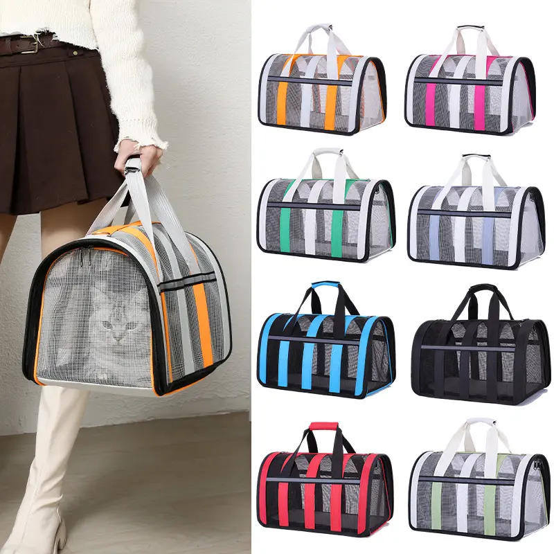 High Quality Factory Customized Boutique Cat Travel Dog Carrier Shoulder Pet Bag