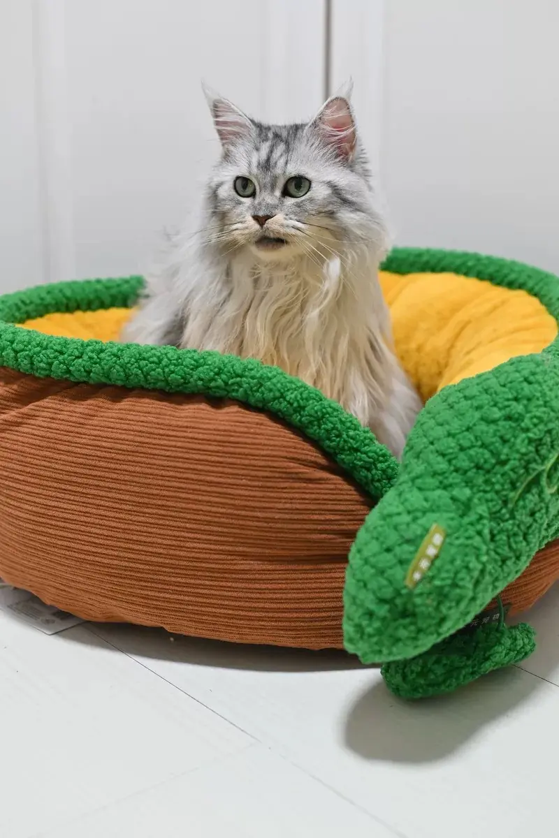 Cat bed winter warm bed cold-proof sleeping bed cat sofa