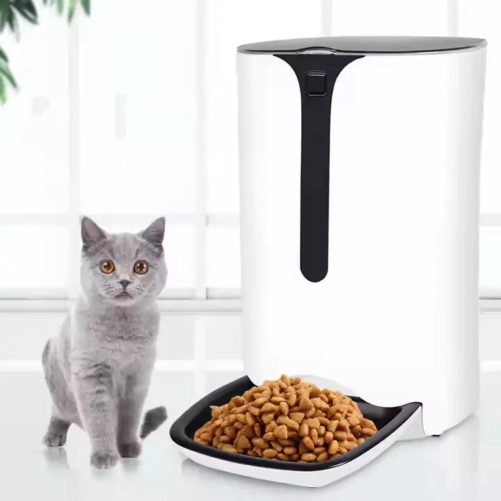 OEM Smart Pet Feeder with WiFi Gravity Food or Water Dispenser Battery Operated Leak Proof and Automatic for 2 Cats or Dogs