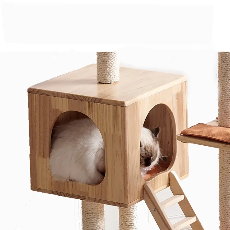 Hot sell Modern Multi-Level Cat Climbing Frame Cat Tree Towers Pet Play House Furniture for Cat