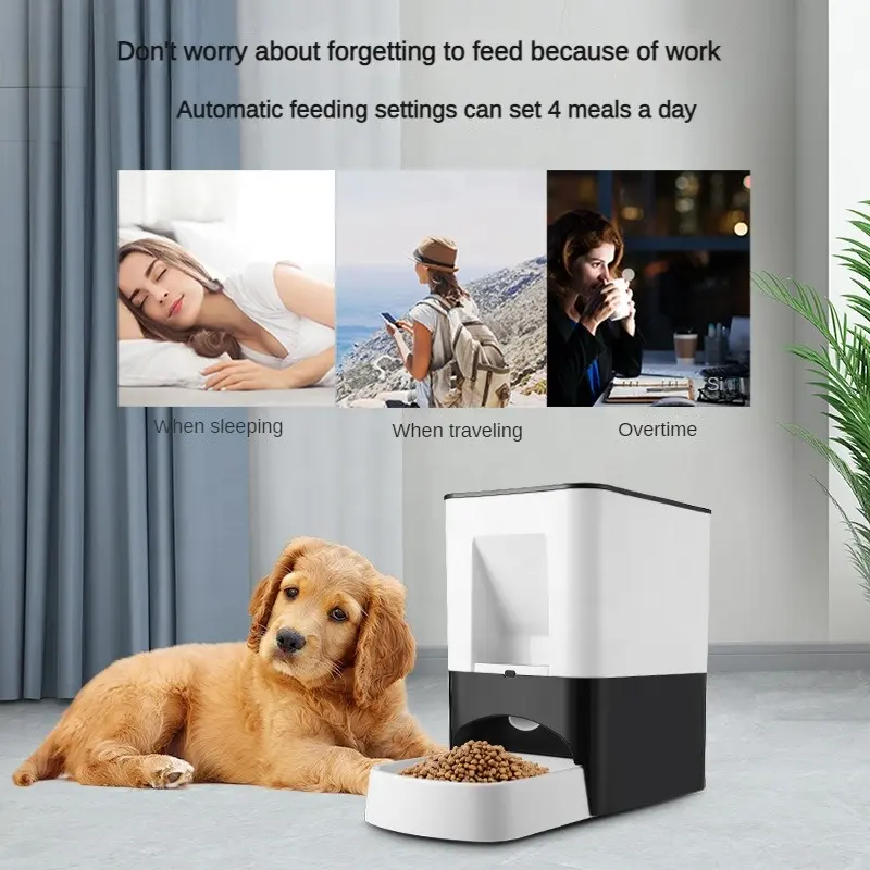 New Automatic Pet Feeder 14l Capacity Smart Pet Food Dispenser Automatic Dog Cat Feeder