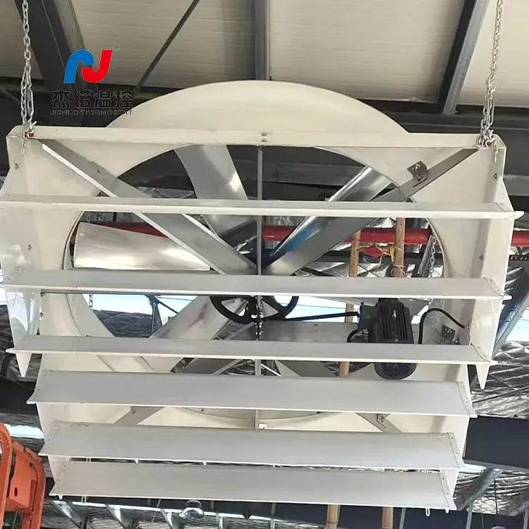 CE ISO Cow House Ventilation Cooling Air Conditioner Dairy Farm FRP Cow Barn Hanging Fan