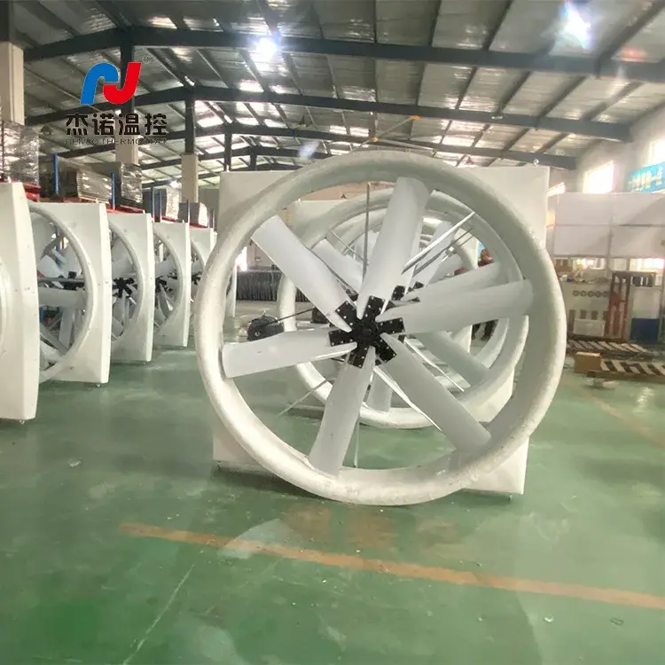 CE ISO Cow House Ventilation Cooling Air Conditioner Dairy Farm FRP Cow Barn Hanging Fan