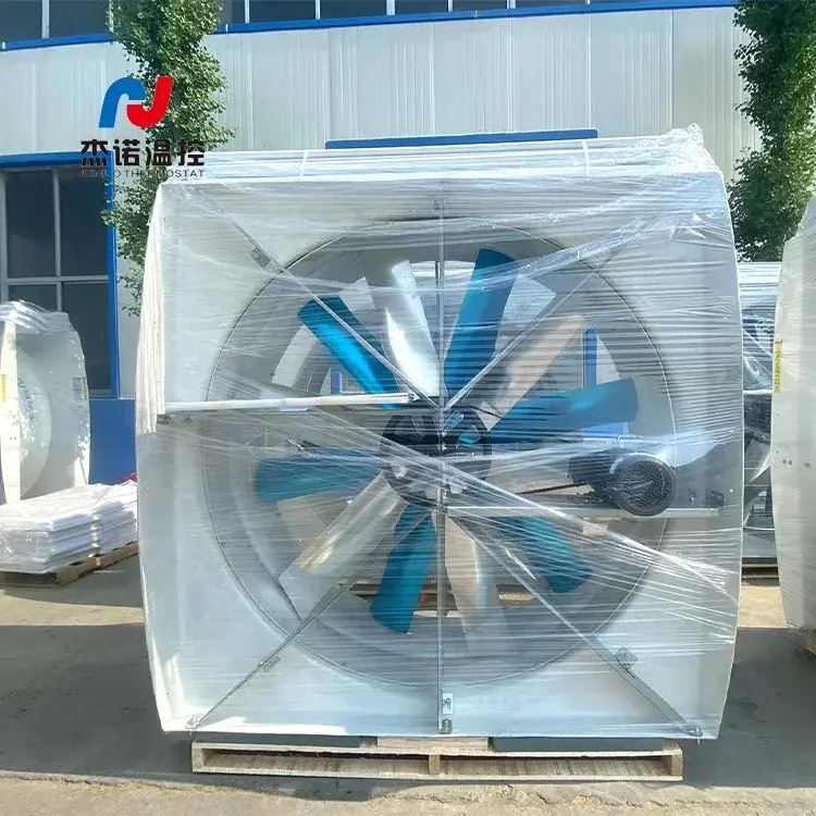CE ISO Cow House Ventilation Cooling Air Conditioner Dairy Farm FRP Cow Barn Hanging Fan