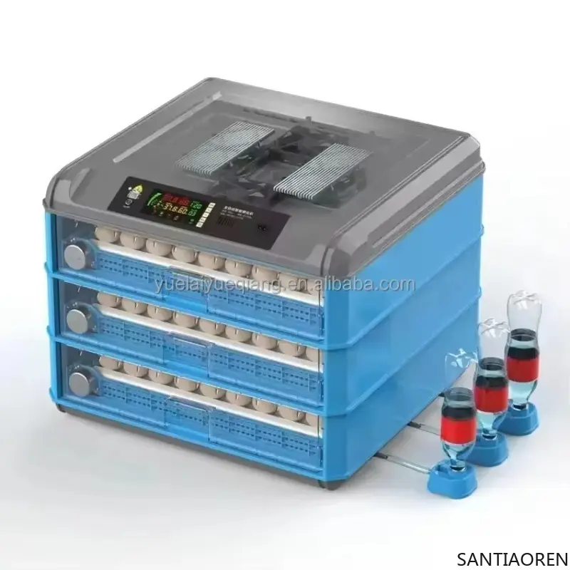 Higher Hatching Rate  Automatic Water Supply 152 Capacity Egg IncubatorAutomatic Intelligent Small Home Incubator 220V/110V/12V