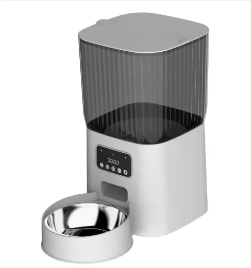 5L Large WiFi Control Cat Food Dispenser  Smart Automatic Pet Feeder With Camera Live Streaming Video Call Supported