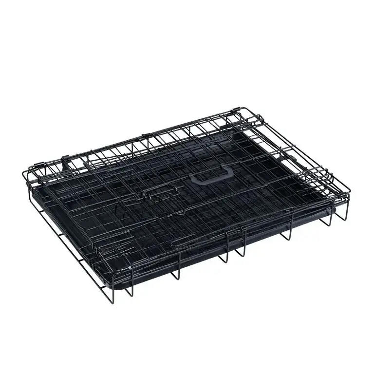 Foldable Double Door 304 Stainless Steel XL XXL Pet Breeding Crates High Quality Large Dog Cages